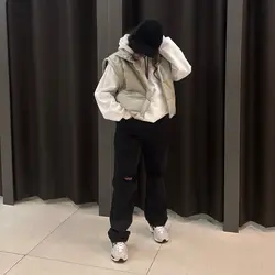 کراپ کاپشن پفکی پافرشو - عدد 13 - فروشگاه اینترنتی لباس، پوشاک و مد