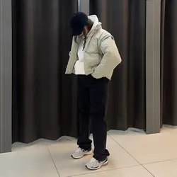 کراپ کاپشن پفکی پافرشو - عدد 13 - فروشگاه اینترنتی لباس، پوشاک و مد