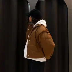 کراپ کاپشن پفکی پافرشو - عدد 13 - فروشگاه اینترنتی لباس، پوشاک و مد