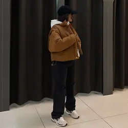 کراپ کاپشن پفکی پافرشو - عدد 13 - فروشگاه اینترنتی لباس، پوشاک و مد