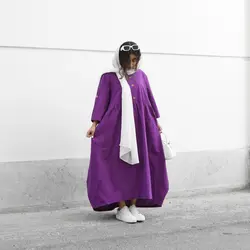 پیراهن دکمه چوبی