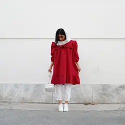 پیراهن عروسکی آلبالویی🍒