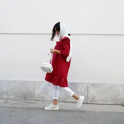 پیراهن عروسکی آلبالویی🍒