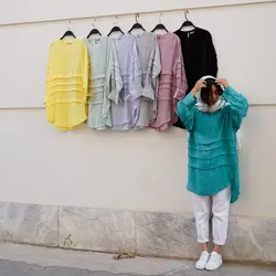 شومیز چین چینی ☁️🤍