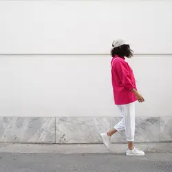 شومیز دوجیب کتان کوتاه