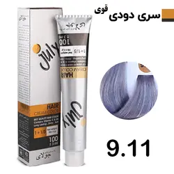 رنگ مو بلوند دودی خیلی روشن قوی جولای July شماره 9.11