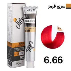 رنگ مو بلوند قرمز جولای July شماره 6.66