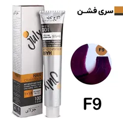 رنگ مو بنفش فشن جولای July شماره F9