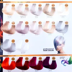 رنگ مو یخی نقره ای جولای July شماره 12.2