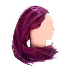 کله مانکن کوتاهی آموزشگاهی رنگ فانتزی