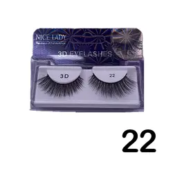مژه جفتی 3D نایس لیدی شماره 22