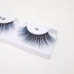 مژه جفتی رنگی 3D نایس لیدی هاله آبی بنفش شماره 19