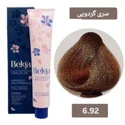 رنگ مو بلوند ارغوانی متوسط استیل شماره 7.55