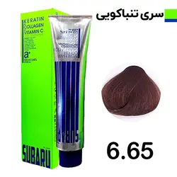 رنگ مو بلوند تنباکویی تیره سوبارو شماره 6.65