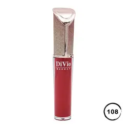 رژ لب مایع اکلیلی دیویو 108 | DIVIO Shine Lipgloss