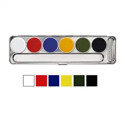 پالت 6 رنگ سوپرا کالر کریولان Kryolan Supracolor Palette