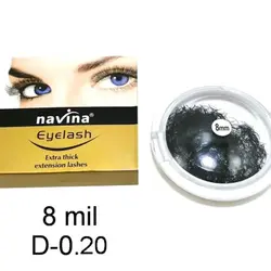مژه اکستنشن کلاسیک ناوینا تک سایز8 Navina