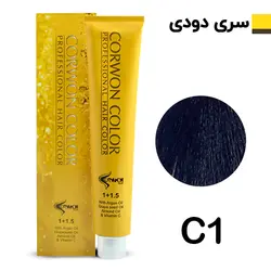 رنگ مو کرون کالر مشکی پر کلاغی CORWON COLOR