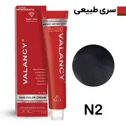 رنگ مو والانسی سری طبیعی شماره N2