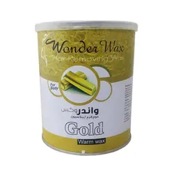 موم کنسروی اپیلاسیون طلا واندر وکس Wonder wax gold