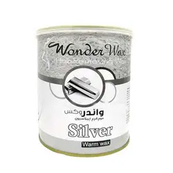موم کنسروی اپیلاسیون نقره واندر وکس Wonder wax silver