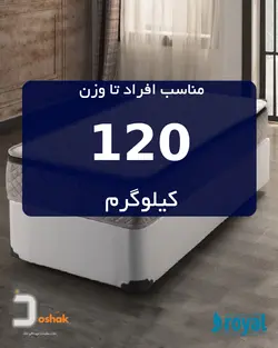 تشک رویال اصل مدل پرفکت یکنفره 90 سانتی متر(پددار) - دشک