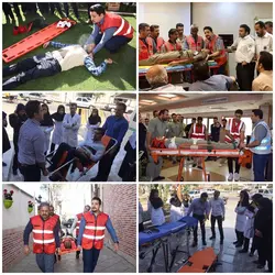 وبینار محدود سازی حرکات ستون مهره ها، بیحرکت سازی اندام ها و انتقال مصدومین