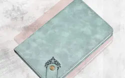 سالنامه اروپایی ترمو دکمه دار روزشمار دورنگ صحافی دوختی کد 127