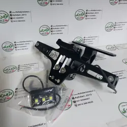 پایه (استند) پلاک حرفه ای اسپرت رنتال cnc مشکی