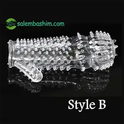 کاندوم ژله ای سیلیکونی چندبار مصرف پنیس مدل بی