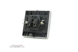 پریز برق ارتدار آسیا مدل کریستال نقره ای