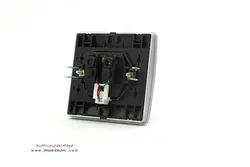 پریز تلفن آسیا مدل کریستال نقره ای