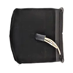 مکانیزم نشیمنگاه ایربگ دار روکش دوبل صندلی ماساژور مشکی