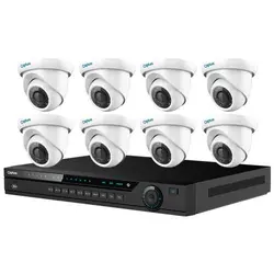 پک سیستم مدار بسته کپچر 8 کانال 8 دوربین R2-IP8CHKIT - tiogate