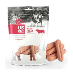 تشویقی سگ مدل سوسیس خشک با طعم گوشت گوساله USpet