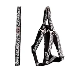 ست قلاده کتفی+لید شبرنگ طرح عنکبوتی مانا ارغوان