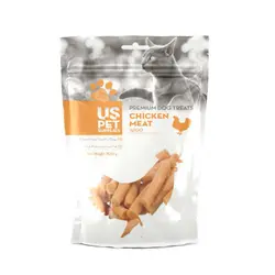 تشویقی گربه مدل نواری کوچک یو اس پت با طعم مرغ