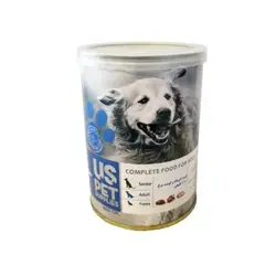 کنسرو سگ بالغ حاوی گوشت گوساله و مرغ 800گرمی USpet