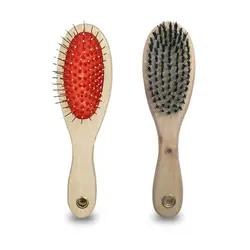 برس دو طرفه دسته چوبی DPS