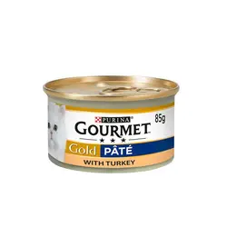 کنسرو گورمت گلد پته طعم بوقلمون GOURMET