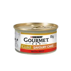 کنسرو گورمت گلد پته طعم گوشت گاو GOURMET