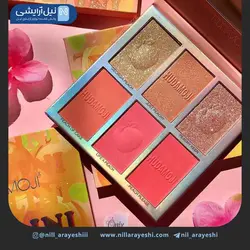 پالت رژگونه و هایلایتر هدی موجی سری بلینی کد b-015