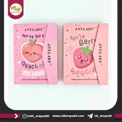 پالت سایه کیفی انی لیدی طرح هلو و توت فرنگی کد 8603F | پخش عمده