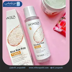 تونر آبرسان صورت عصاره برنج خام بیوآکوا کد BQY83864