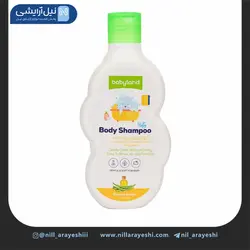 شامپو بدن کودک با عصاره گلیسیرین و گوار بی بی لند 200 میل  | فروش عمده