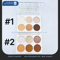پالت کانتور و هایلایتر شش رنگ پینک کی کد PK7514 | فروش عمده