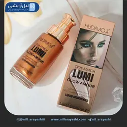 شیمر و هایلایتر بدن و صورت هدی موجی کد h – 087