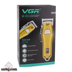 ماشین اصلاح موی سر و صورت وی جی آر VGR مدل V-655(عمده وتک )