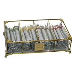 چای با جعبه شیشه‌ای لوکس 56 عددی