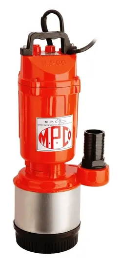 پمپ کف کش 60 متري 2 اینچ سه فاز با پروانه استیل مدل 3/F.75.60